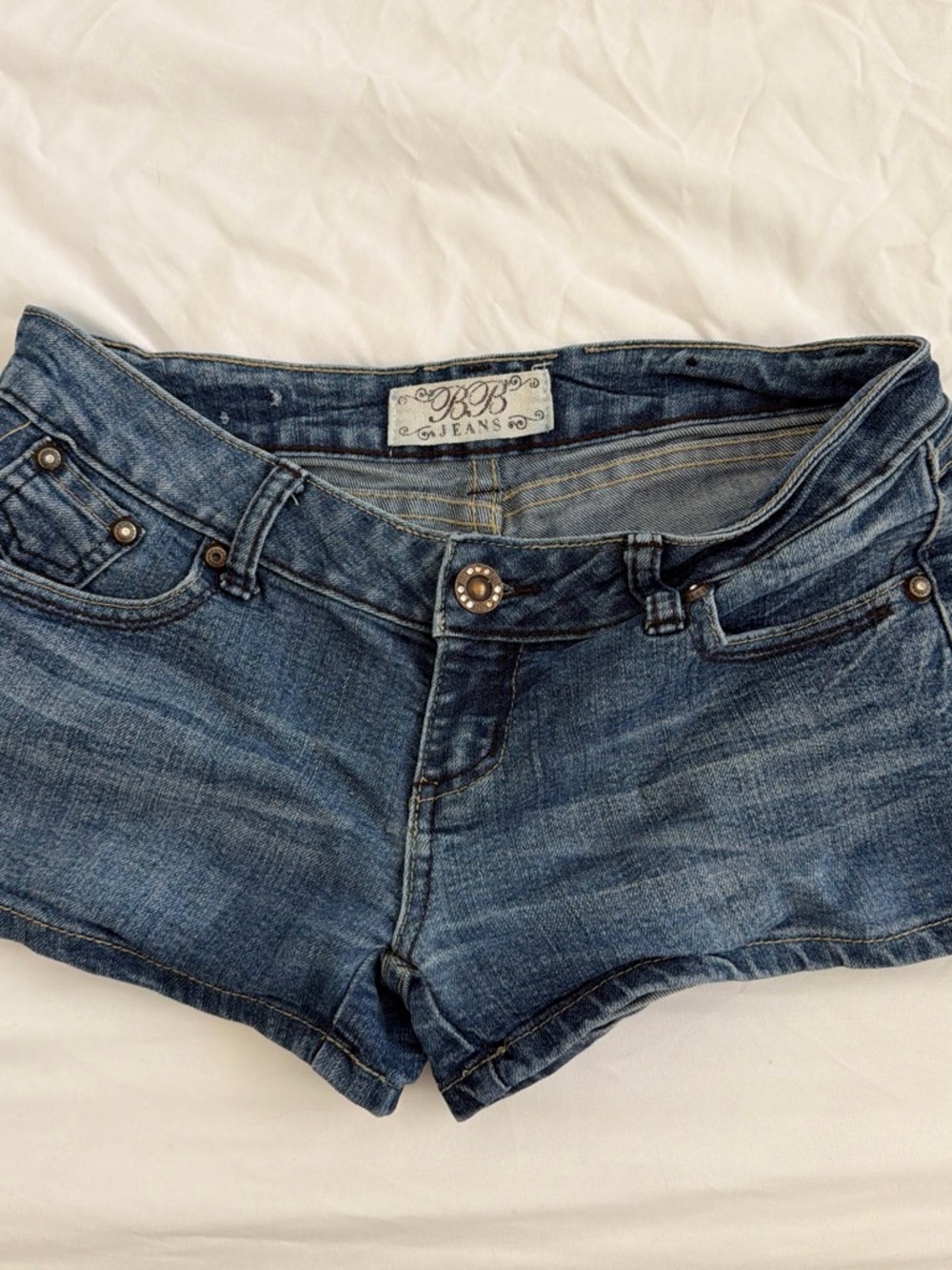 BBR Jeans Women's Blue Denim Cutoff Shorts